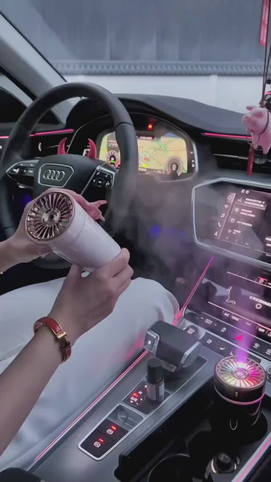 Car Air Purifier & Fragrance Diffuser