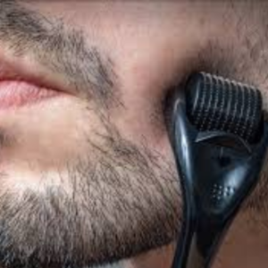 derma roller 0.5mm hair & skin system with 540 micro needle for hair growth skin care beauty tool for anti aging skin repair, anti wrinkles stretch, and acne scars removal for men and women